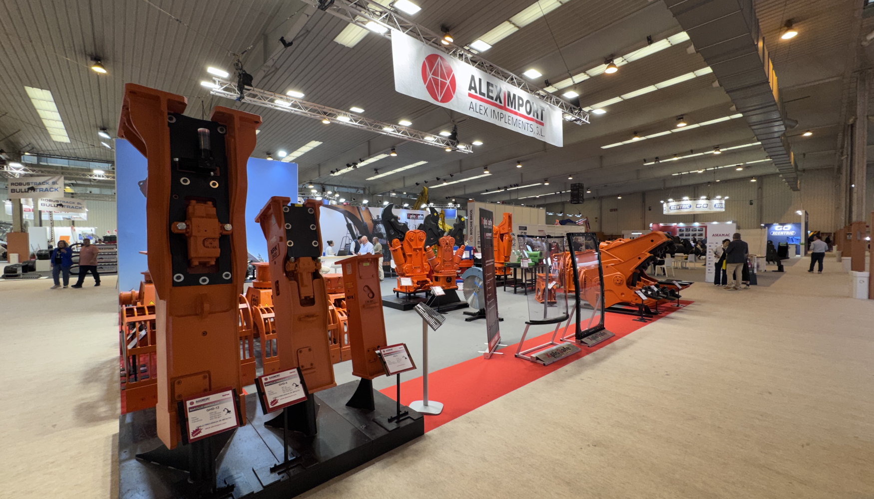 Stand de Alex Implements en Smopyc 2026