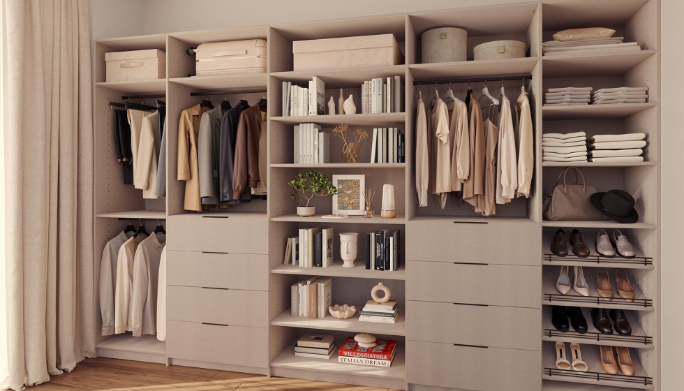 Frente al armario tradicional, el vestidor abierto se consolida como una alternativa cada vez m�s habitual en proyectos de interiorismo contempor�neo...