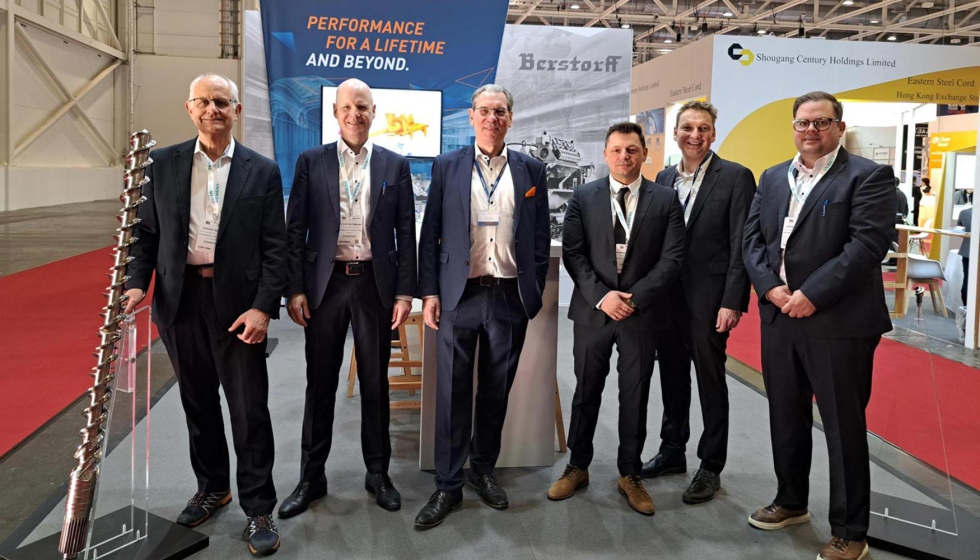 El equipo de KraussMaffei Extrusion valor� positivamente su participaci�n en Tire Technology Expo 2026...