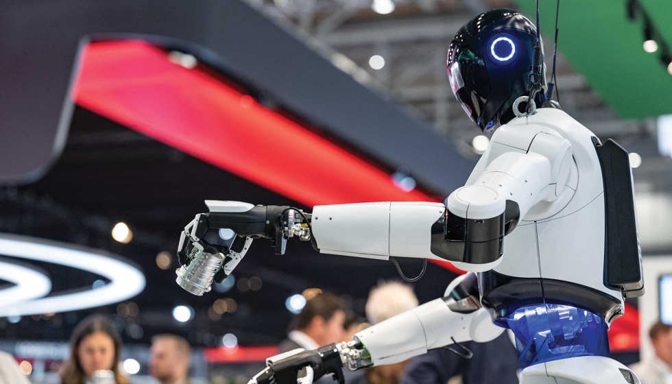 O rob� humanoide da Schaeffler foi uma das estrelas da Hannover Messe 2026