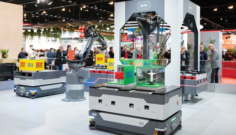 Stand da SEW-Eurodrive no certame