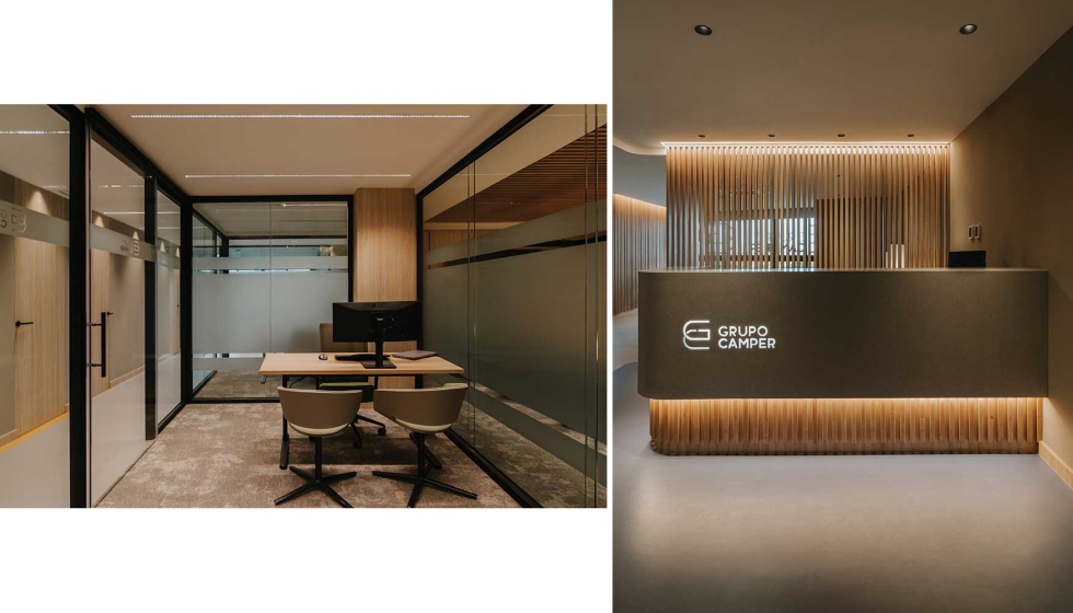 La intervenci�n responde a la necesidad de actualizar unas oficinas existentes de aproximadamente 300 metros cuadrados...