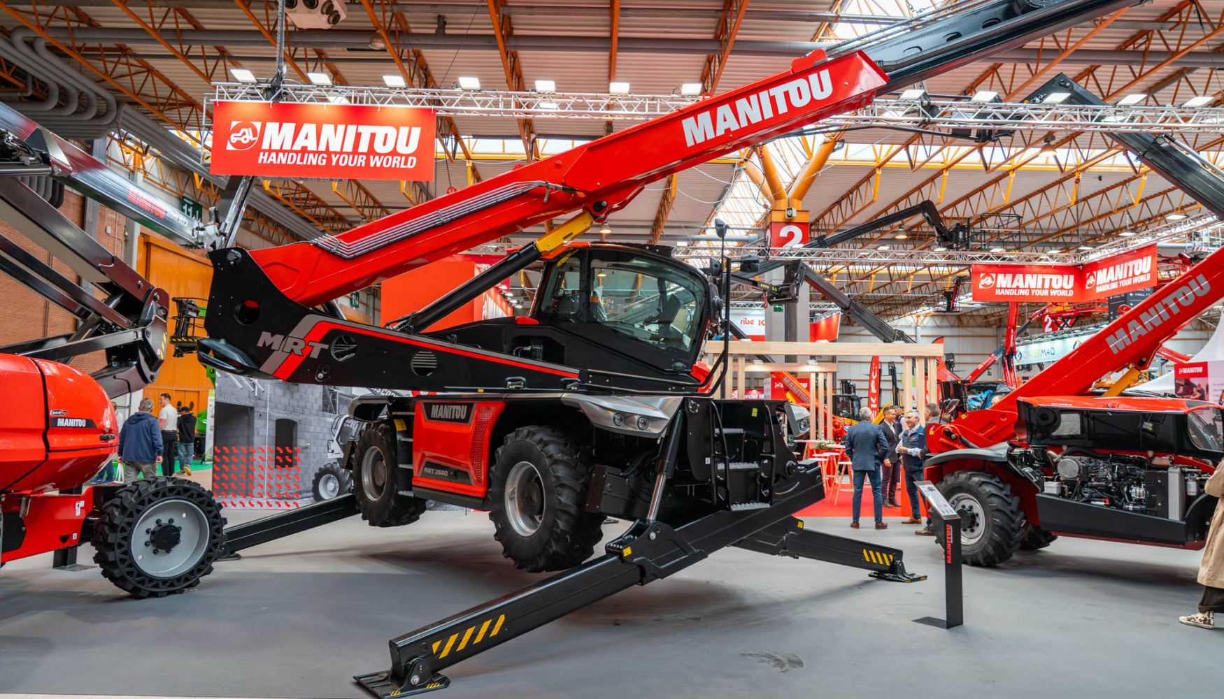 Manipulador telesc�pico MRT 2660, uno de los grandes protagonistas del stand de Manitou en Smopyc 2026