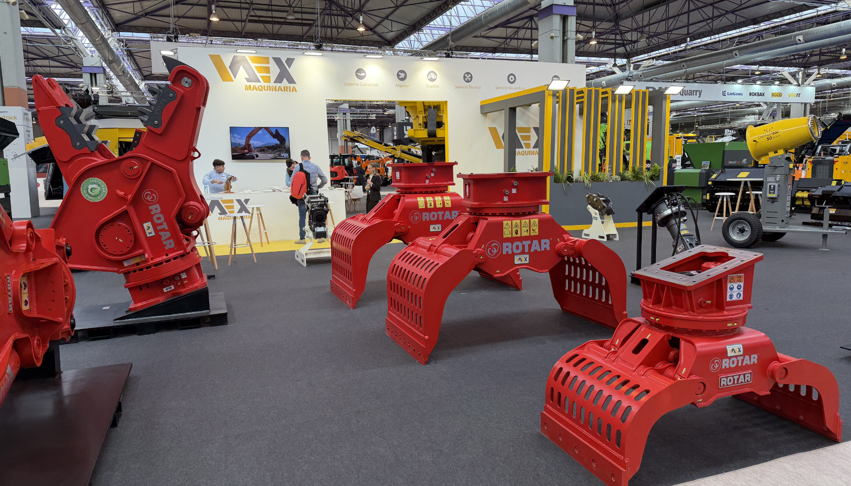 Stand de Vaex Maquinaria en Smopyc 2026