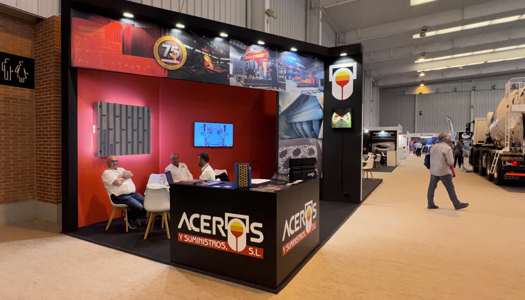 Stand de Aceros y Suministros en Smopyc 2026