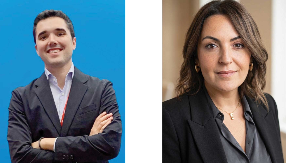 Pol Bened�, head of franchise & marketing de DeAPlaneta Entertainment, y Fernanda Freitas, brand & licensing manager de Educa Borras...