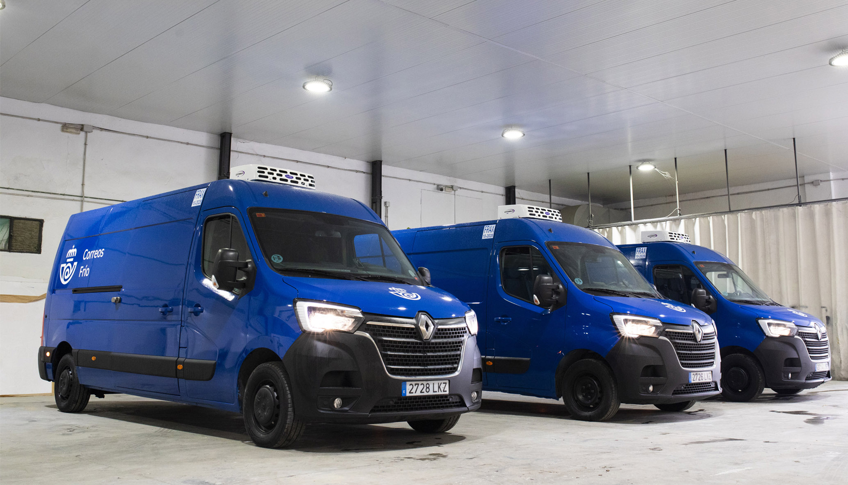 Veh�culos isotermos y refrigerados del servicio Correos Fr�o