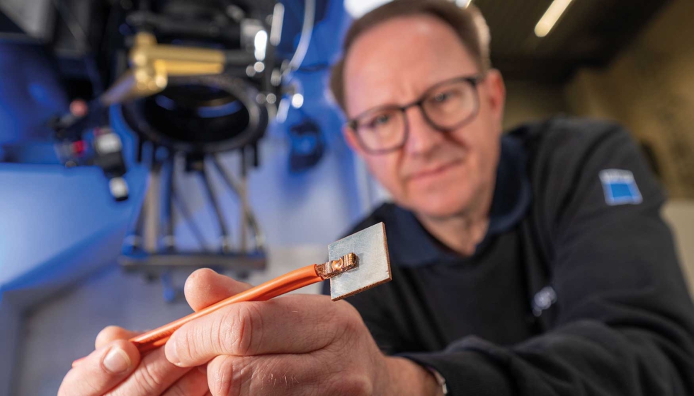 La nueva soluci�n l�ser de Trumpf permite fabricar distribuidores de energ�a m�s eficientes para veh�culos el�ctricos. Foto: Trumpf...