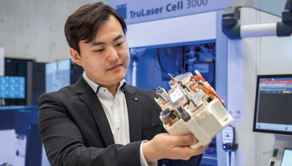 La nueva soluci�n l�ser de Trumpf permite fabricar distribuidores de energ�a m�s eficientes para veh�culos el�ctricos...