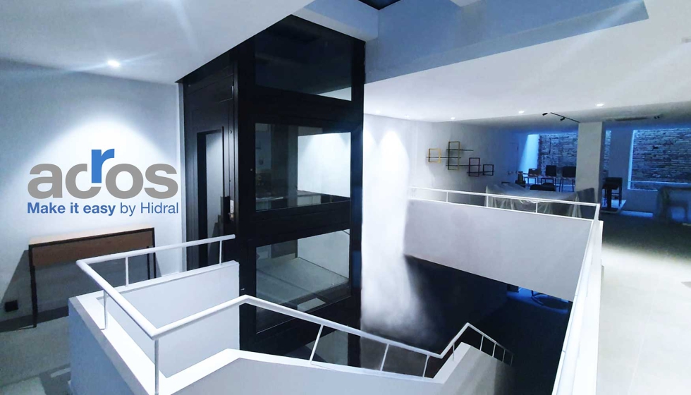 Acros ofrece tambi�n el elevador cabinado DH, una soluci�n concebida para viviendas unifamiliares...