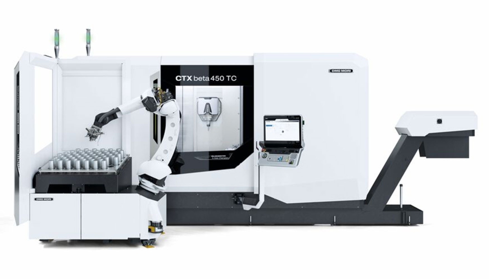Las soluciones de automatizaci�n como Robo2Go �que se muestra aqu� en una CTX beta 450 TC� son un componente esencial de los sistemas de fabricaci�n...