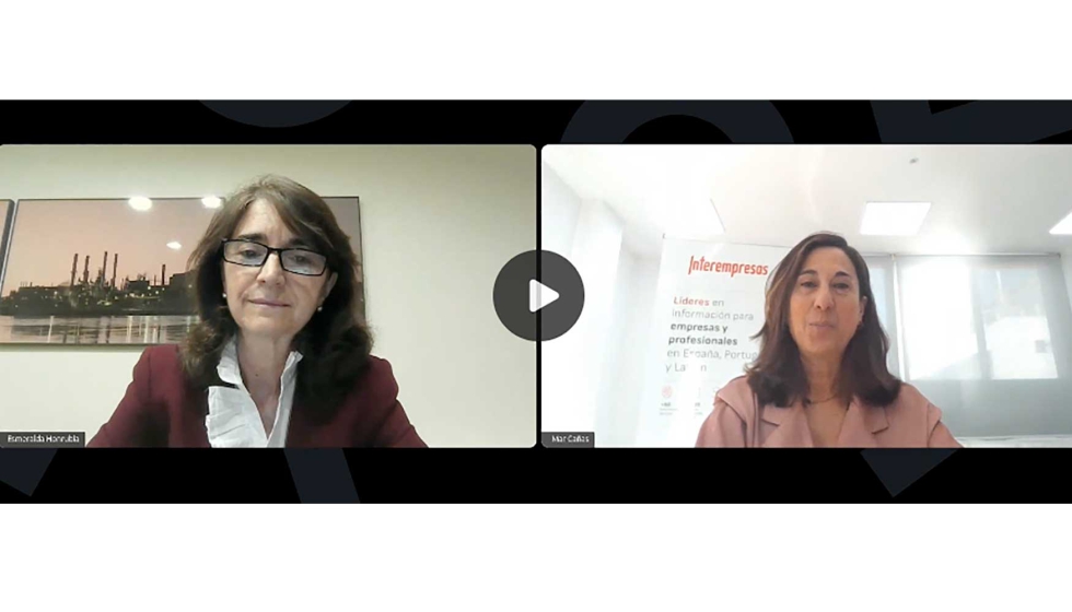 Mar Ca�as, director del �rea de Tecnolog�a en Interempresas, entrevista a Teresa Rasero...
