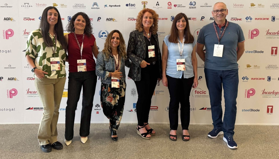 Representantes de TecnoCARNE y el IRTA durante el Congreso