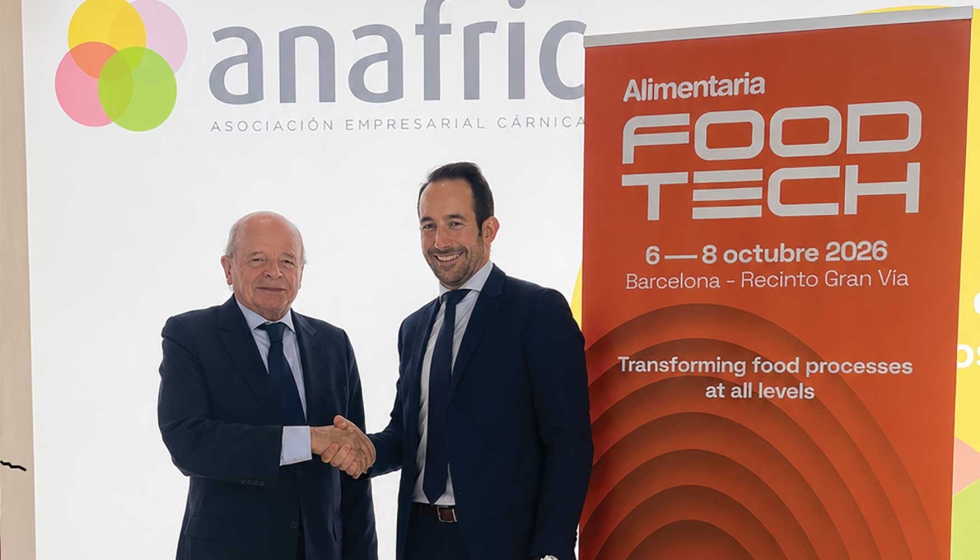 Pie de foto: De izquierda a derecha, Jos� Friguls, presidente de Anafric, y Ricardo M�rquez, director de Alimentaria