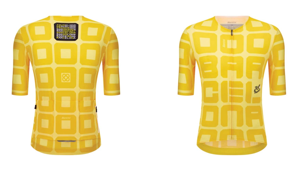 El maillot del Grand D�part 2026 incorpora elementos ic�nicos del Eixample barcelon�s