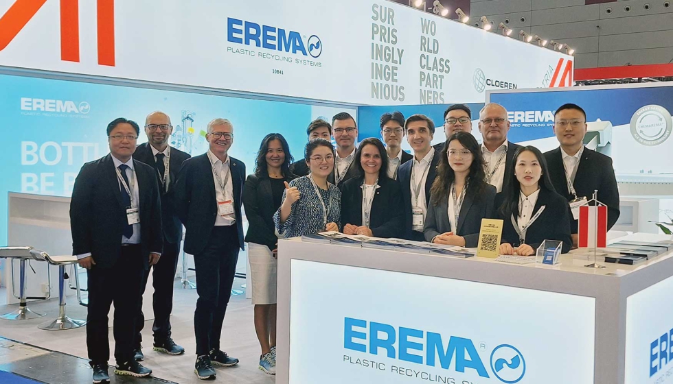 Expertos de Erema en Chinaplas...