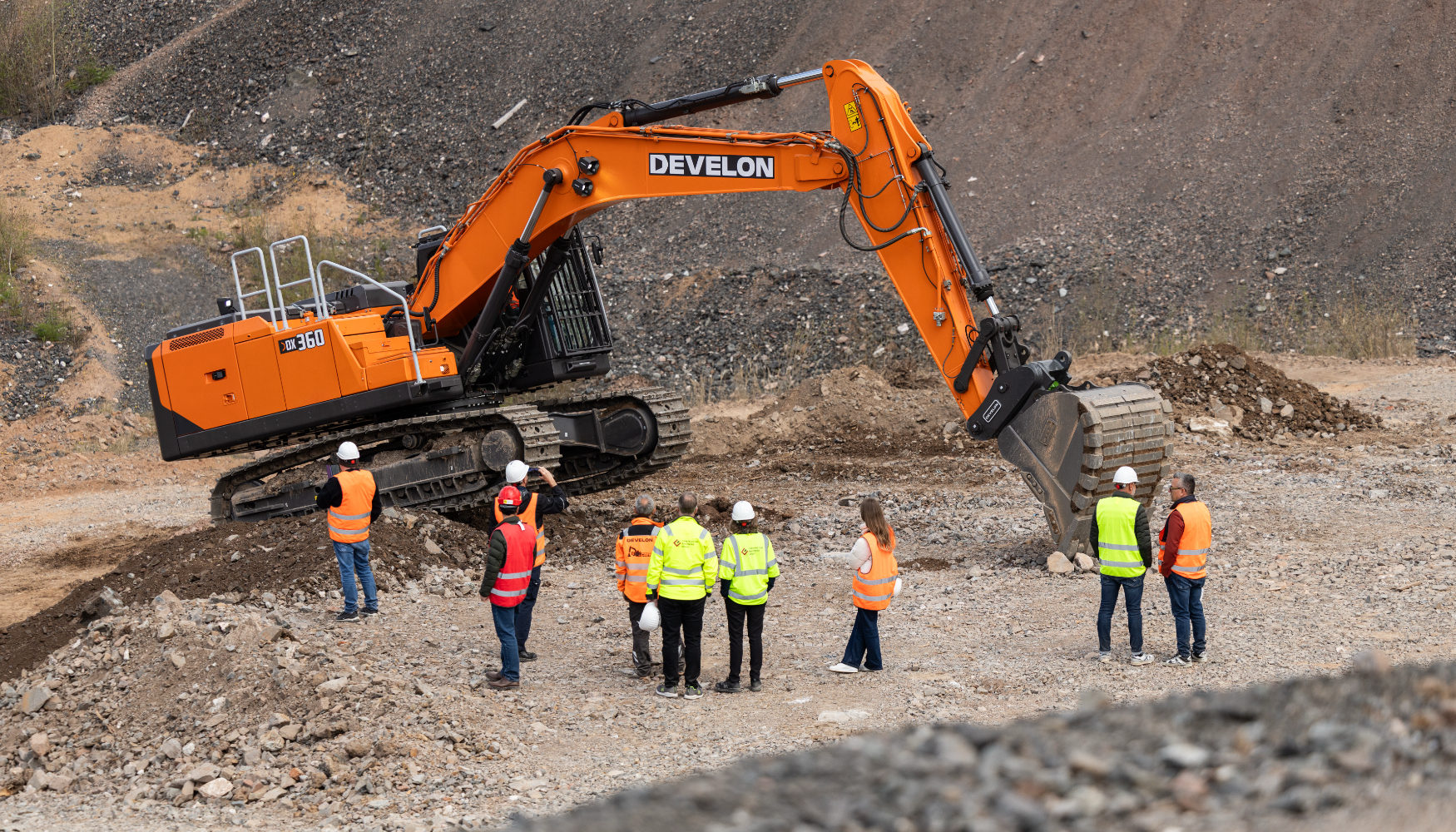 Nuevas excavadoras Serie 9 de Develon, grandes protagonistas de los Demo Days 2026