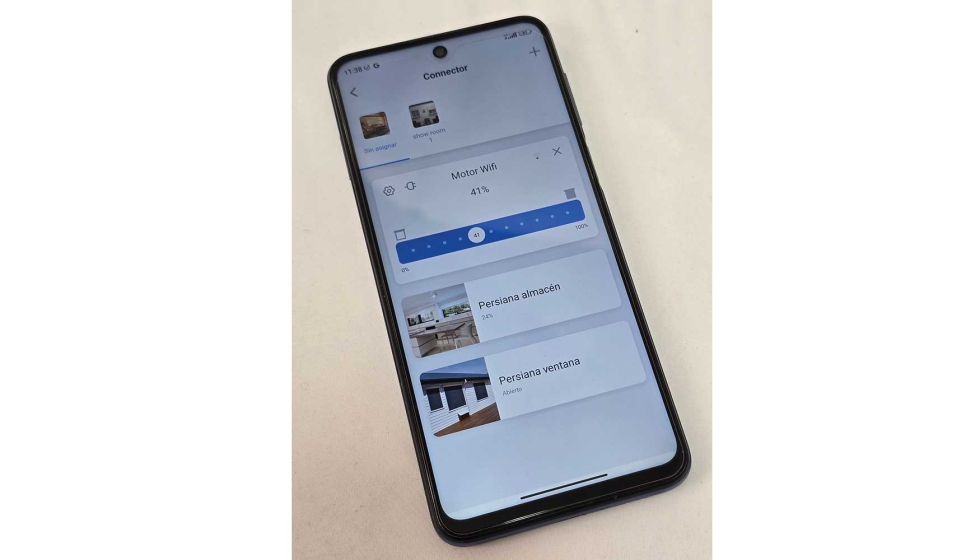 Los motores WiFi de BGM pueden controlarse, entre otras posibilidades, a trav�s del tel�fono m�vil mediante aplicaci�n