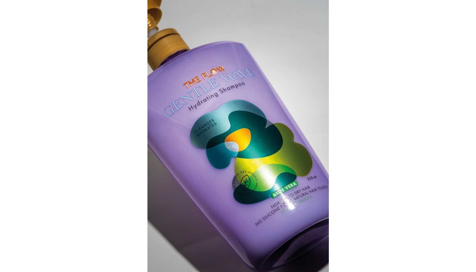 La tecnolog�a Ecoleaf de Actega permite una metalizaci�n parcial bajo demanda. Imagen: Actega