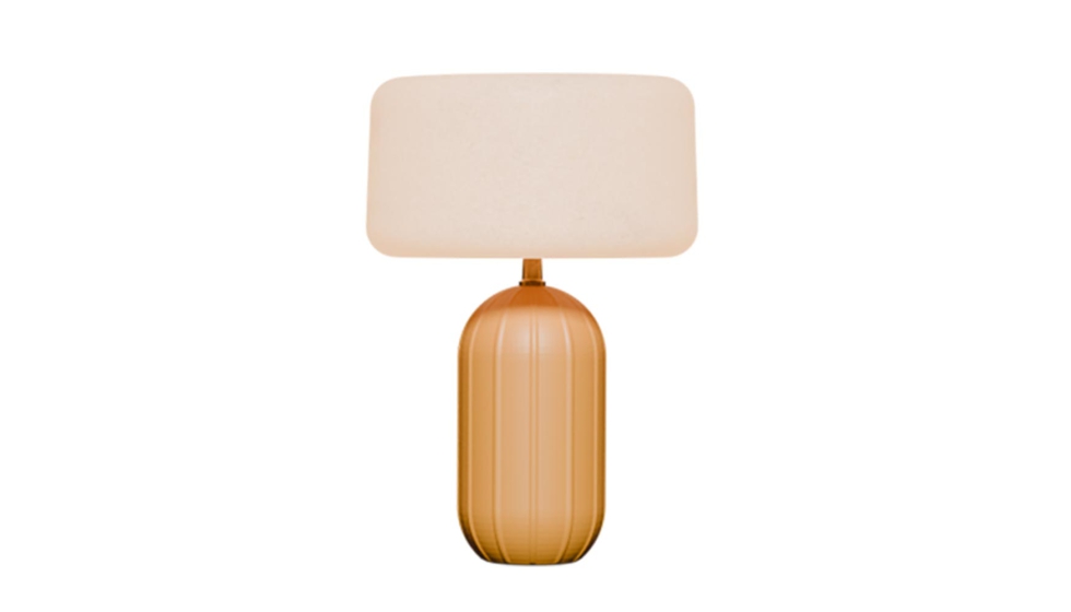 Luminaria de mesa decorativa Phoebe Mostaza de la nueva colecci�n primaveral