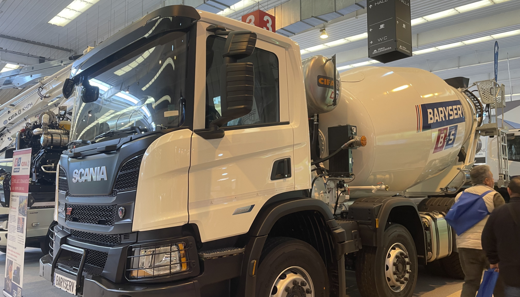 Hormigonera Cifa sobre cami�n Scania