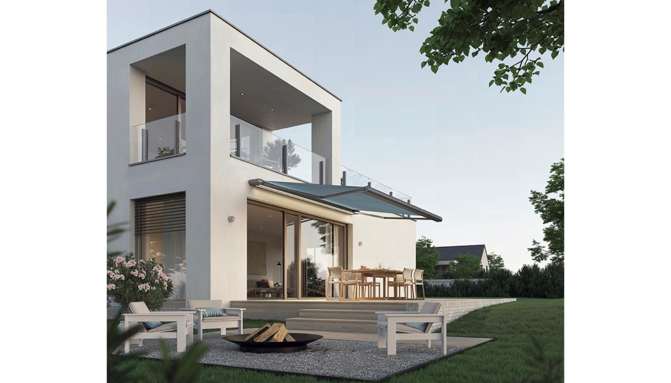 Los sistemas de protecci�n solar textiles, como el Climara W25 y el Terrea K55 de Warema, proporcionan un sombreado eficaz en espacios exteriores...