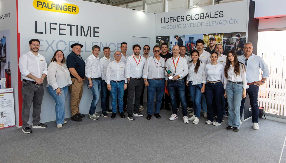 Equipa da Palfinger durante a Smopyc 2026. Foto: Baron Photography