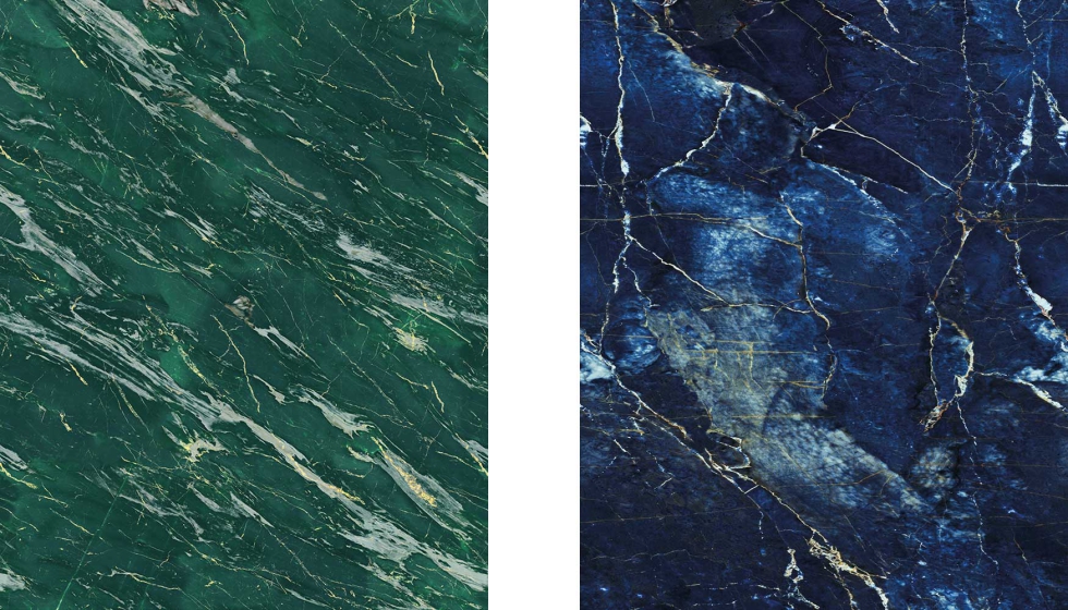 Marbre Bleu Brillant y Marbre Vert Brillant son 100% reciclables y presentan bajas emisiones de COV (Compuestos Org�nicos Vol�tiles)...