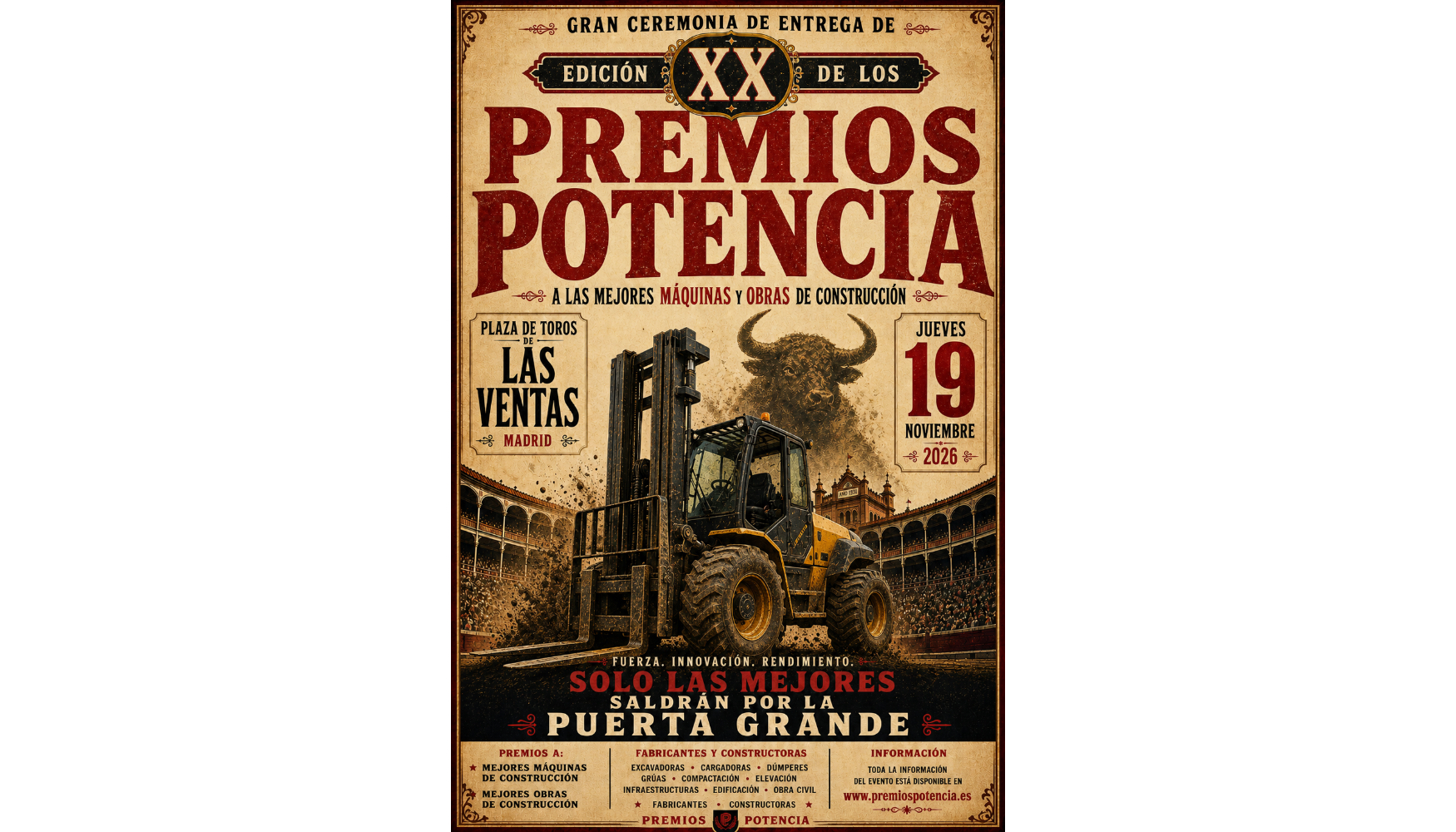 AECE y el sector de la carretilla elevadora en general volver�n a tener una notable presencia en esta edici�n especial de los Premios Potencia...