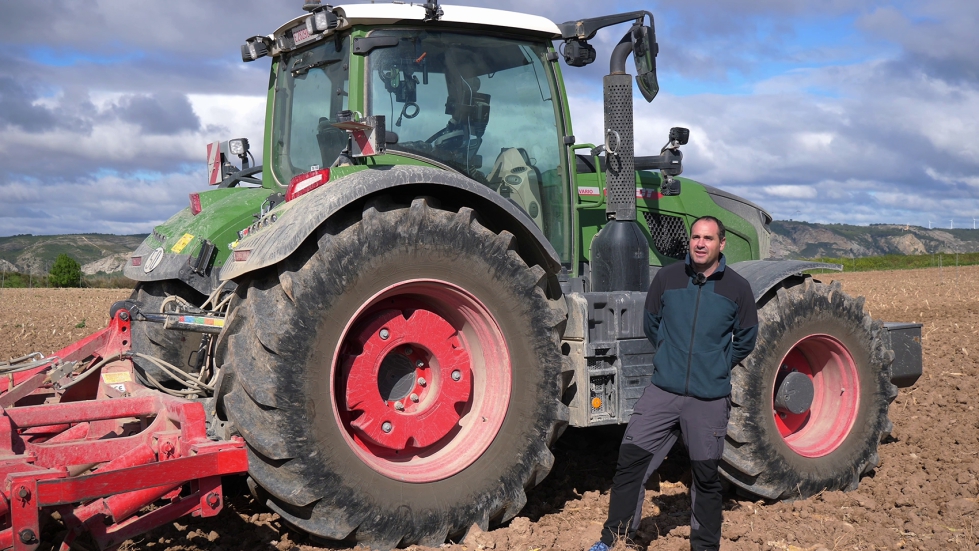 Guillermo As�n Sanchez, agricultor de Peralta, ha participado en uno de los proyectos