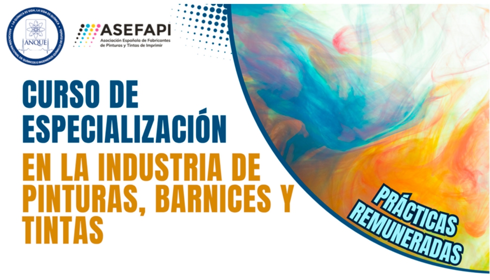 Foto de ANQUE y Asefapi anuncian la segunda edici�n del curso de especializaci�n en barnices y tintas