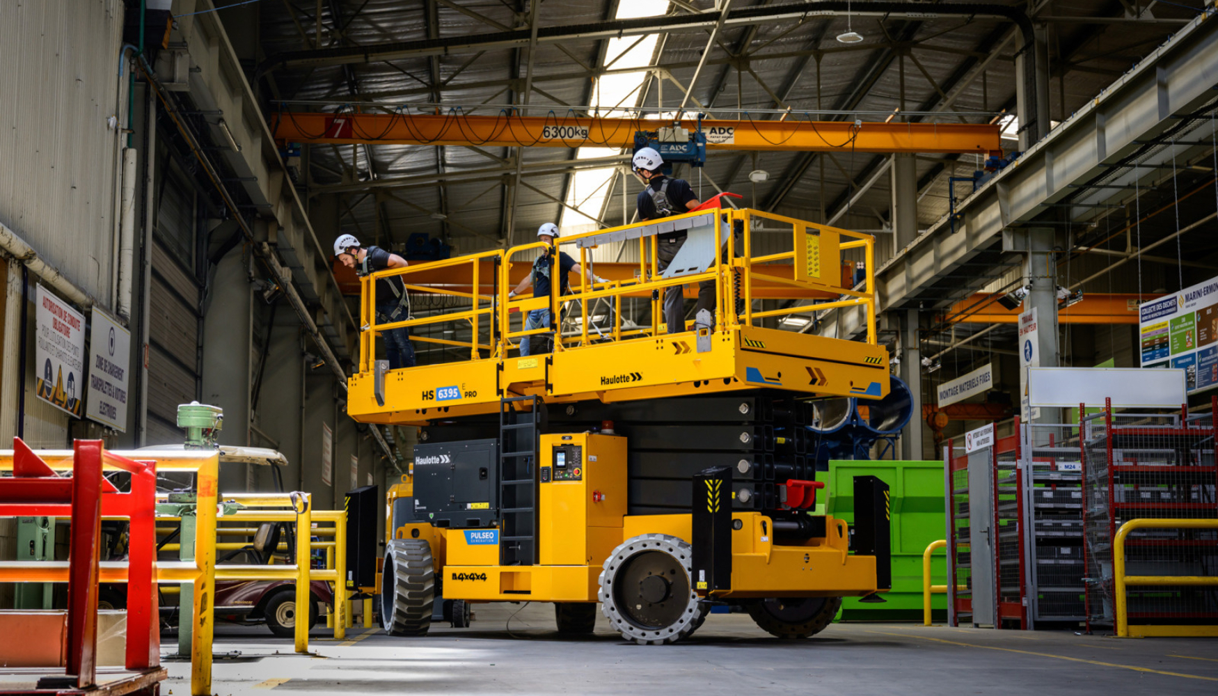 Nueva HS21EPRO (HS6395EPRO en el mercado norteamericano), una plataforma de tijera todoterreno 100% el�ctrica