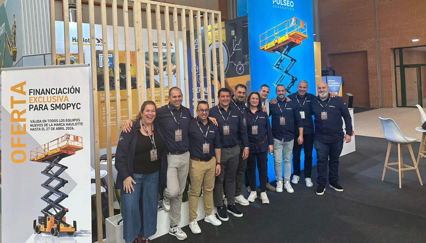 Equipo de Haulotte Ib�rica en Smopyc 2026