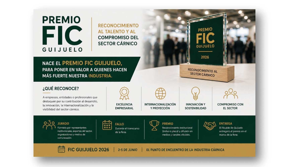 Infograf�a de las bases del premio FIC Guijuelo 1a edici�n (simulaci�n del galard�n)
