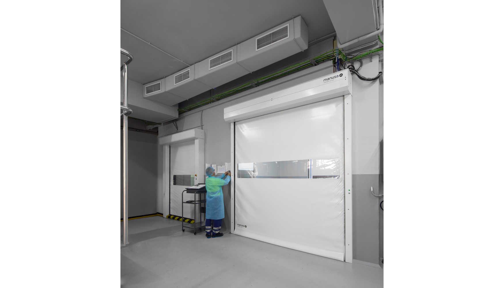 Nuevo modelo de puerta r�pida para laboratorios y salas blancas