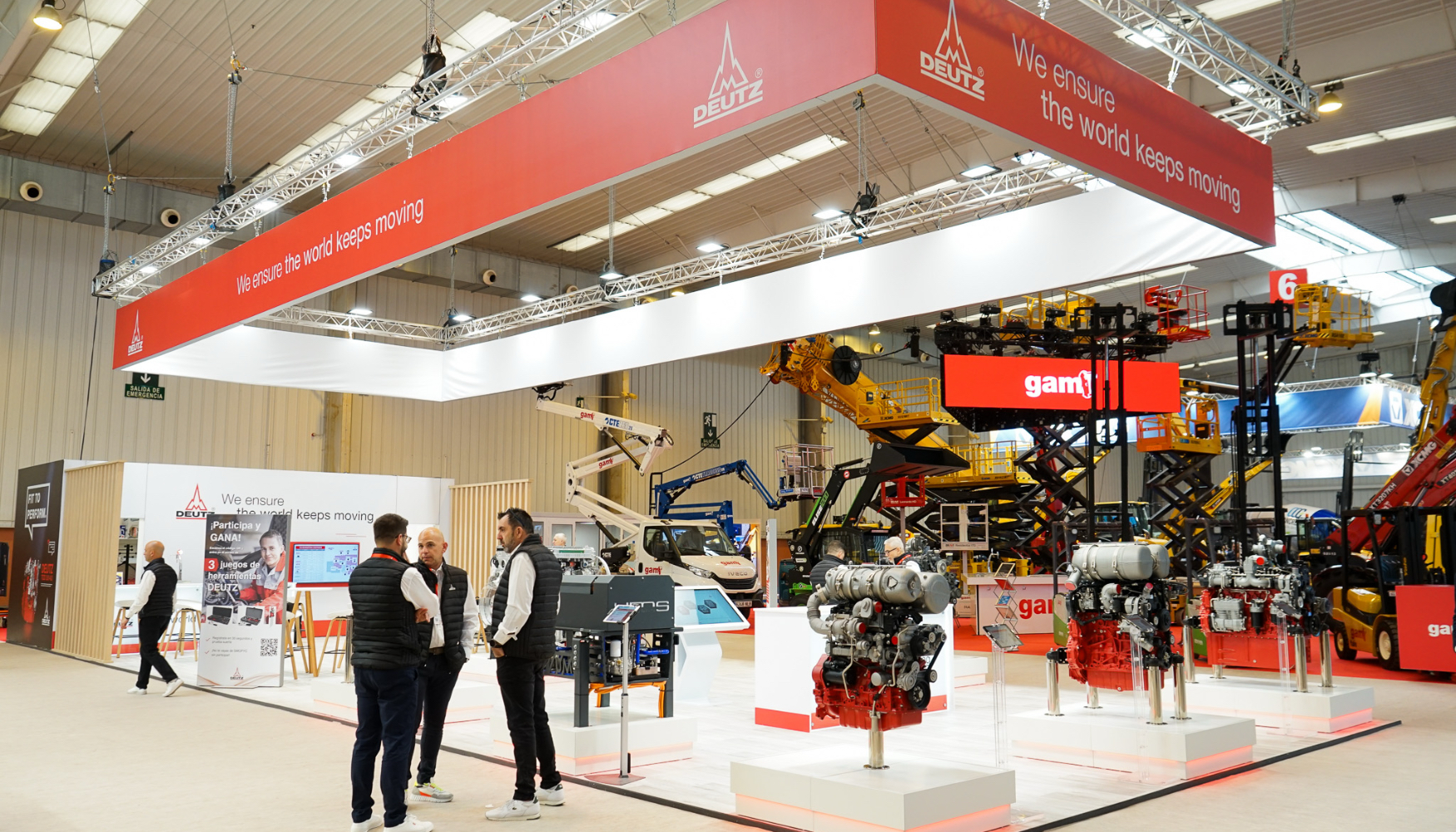 Vista general del stand de Deutz en Smopyc 2026
