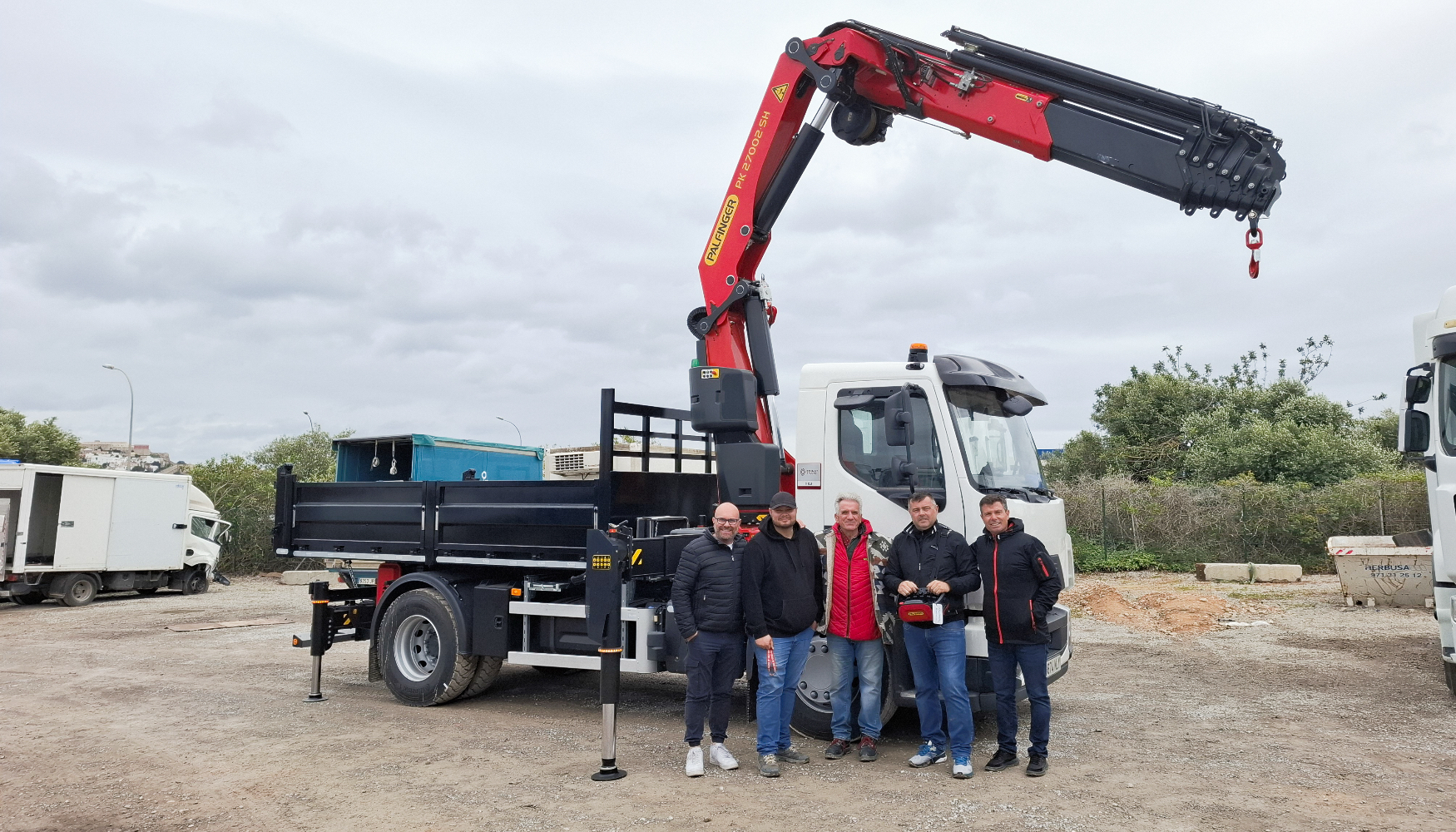 Acto de entrega a Windauto Transports de la gr�a Palfinger PK 27002 SH