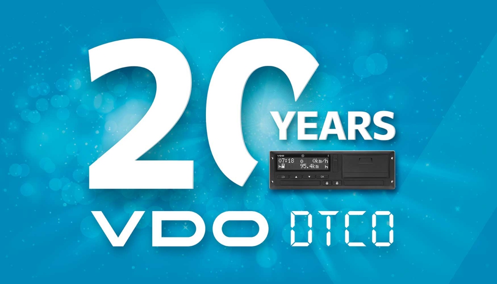 El tac�grafo digital DTCO de VDO cumple dos d�cadas como herramienta central para el transporte conectado y la gesti�n de flotas...