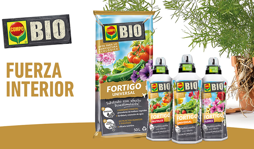 COMPO ampl�a la gama BIO Fortigo con un nuevo sustrato universal orientado al crecimiento equilibrado y saludable de las plantas...