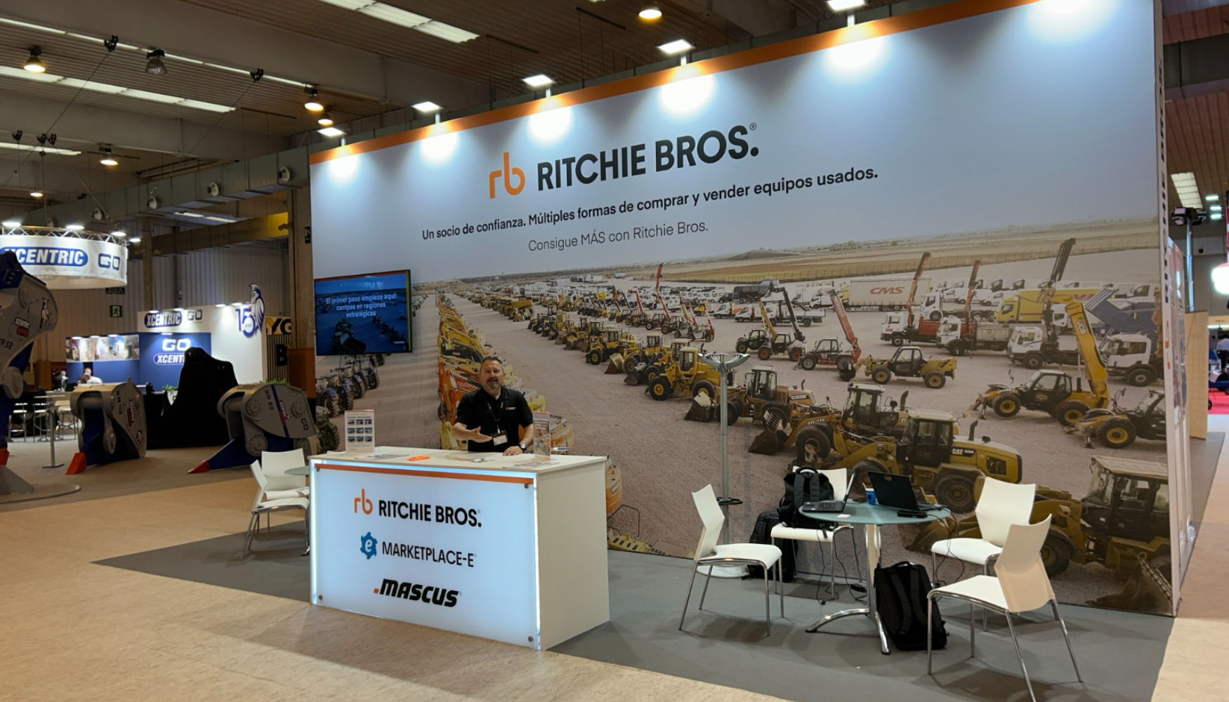 Stand de Ritchie Bros en Smopyc 2026