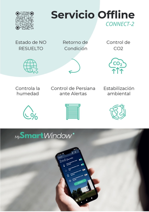 Infograf�a que recoge los servicios Offline que ofrecen los dispositivos de IoT Fenster