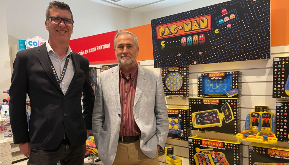 Enrique Molina, licensing manager, y Santiago Agudo, director comercial de Colorbaby