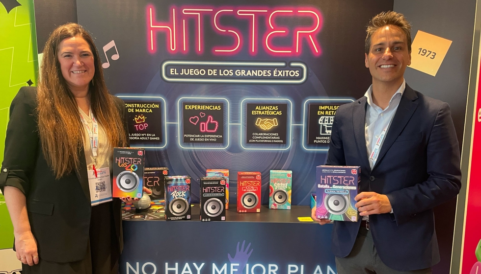 Cristina S�nchez, marketing manager Iberia, y Gerard Alonso, country sales manager de Jumbo Diset