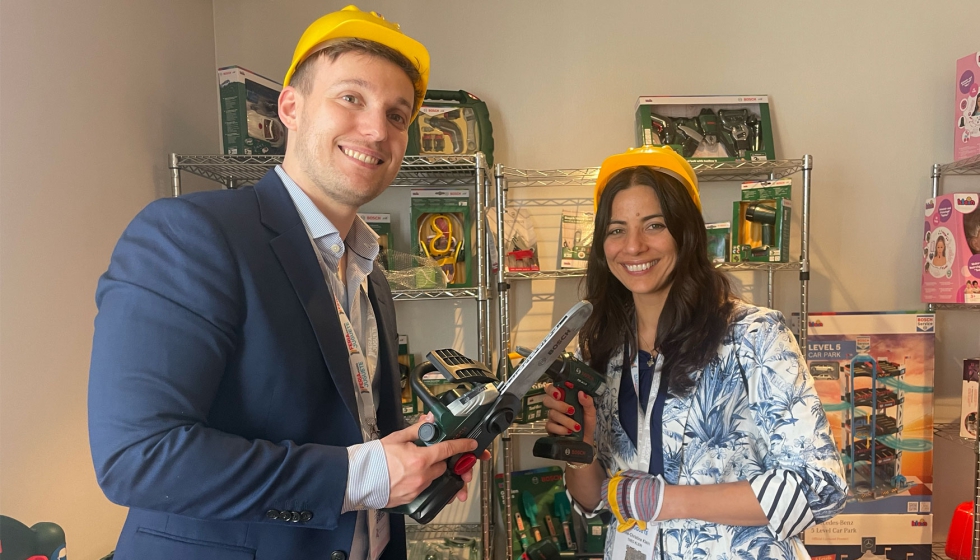 Lukas Klein, CEO, y Anne-Christine Klein, sales & marketing de Klein Toys