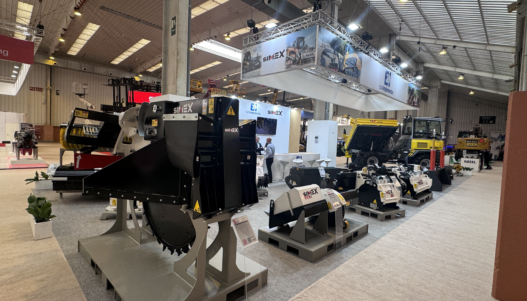 Tambi�n se pudieron ver algunas de las soluciones de Simex en el stand de su distribuidor Euroimplementos