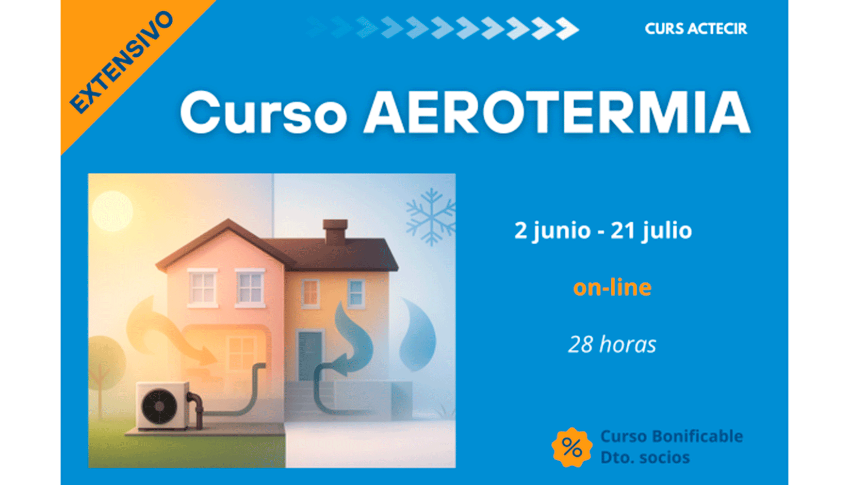 El temario incluye el procedimiento espec�fico para sustituci�n de caldera por aerotermia y la justificaci�n cumplimiento renovabilidad seg�n la...