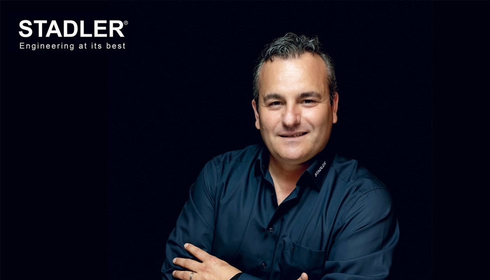 Carlos Manchado es el director general de Stadler en Iberia