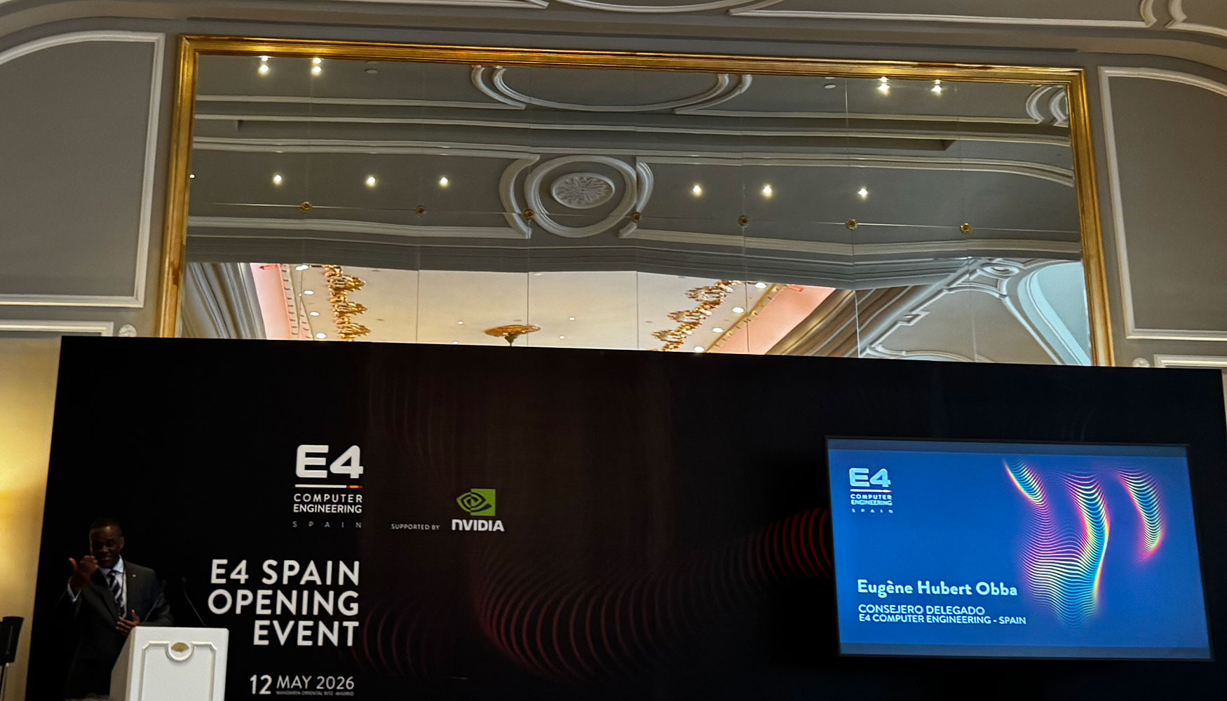 El CEO de E4 Spain, Eug�ne Hubert Obba