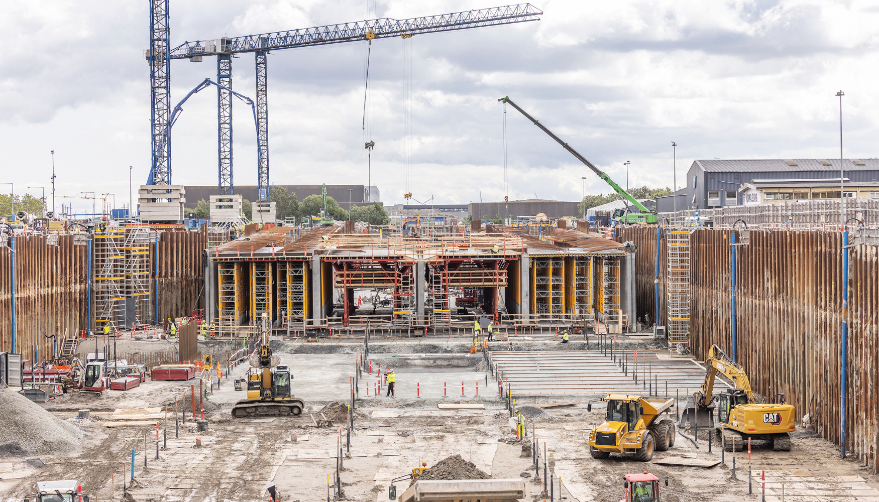 El t�nel de Nordhavn, en Copenhague, de 1,4 kil�metros de longitud...