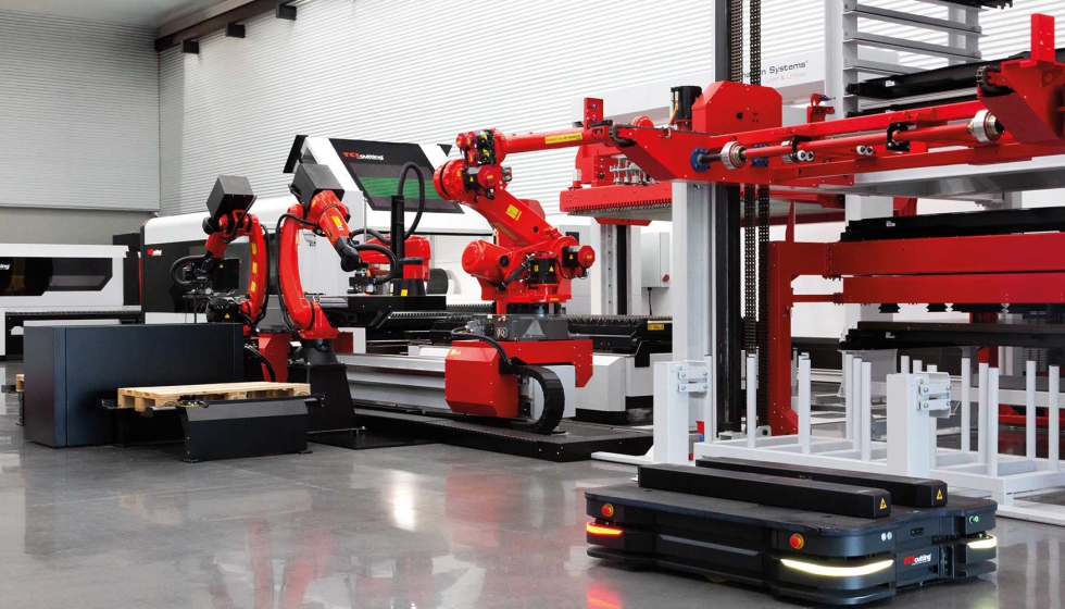 Soluciones como Smart Sorting, las automatizaciones de carga y descarga, la rob�tica, TCI Sorter 3...
